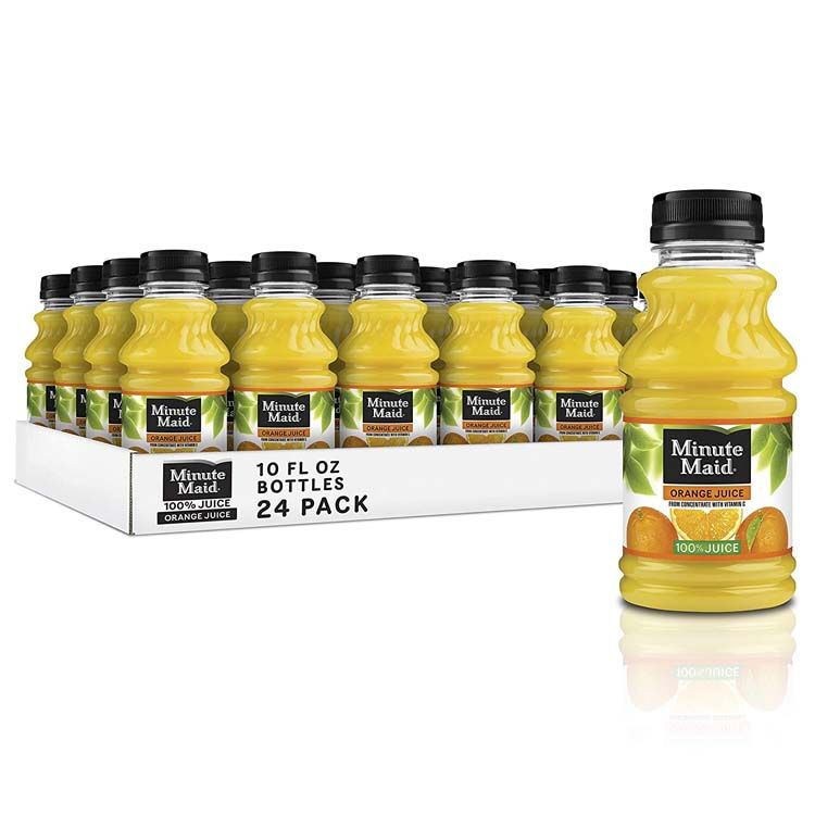 Minute Maid Orange Juice, 12 Oz. Bottles, 24 Pack